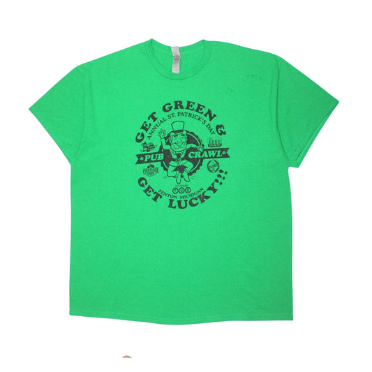 2010S "GET GREEN & GET LUCKY" PUB CRAWL TEE