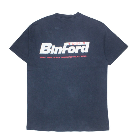 2000S BINFORD TOOLS "REAL MEN DON'T NEED INSTRUCTIONS" TEE