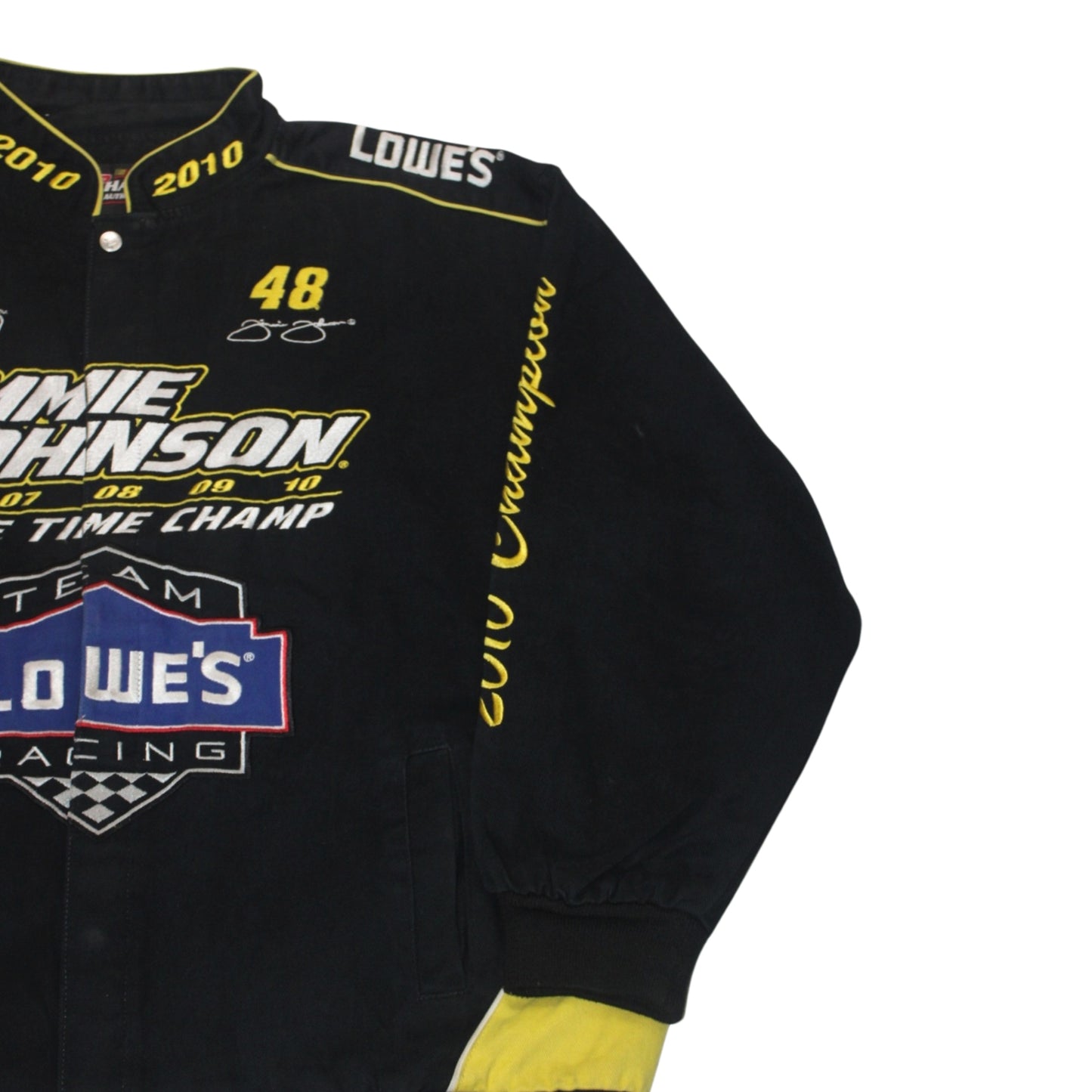JIMMIE JOHNSON × LOWE’S RACING 2010 CHAMPIONSHIP NASCAR JACKE