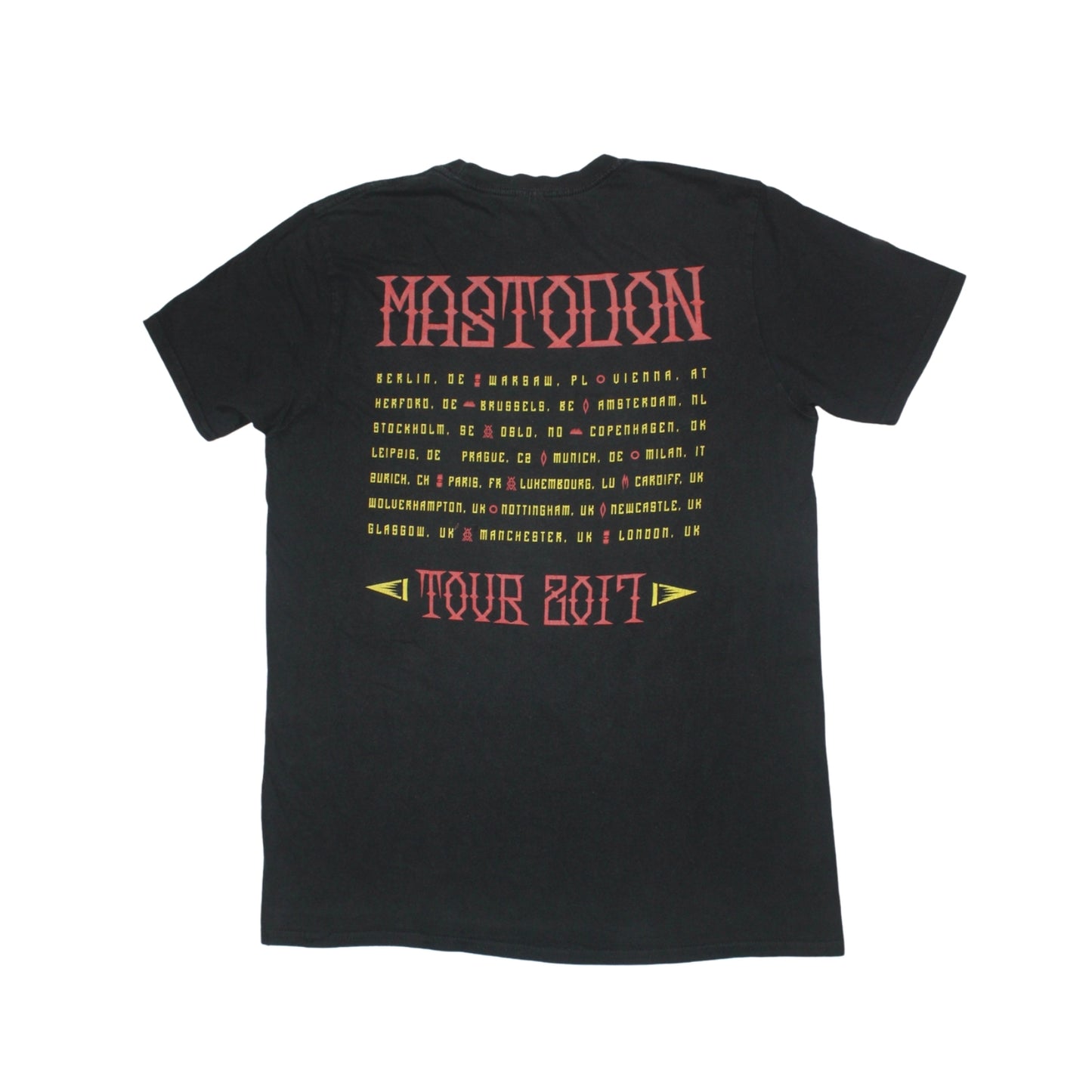 2017 MASTODON EUROPE TOUR GRAPHIC TEE