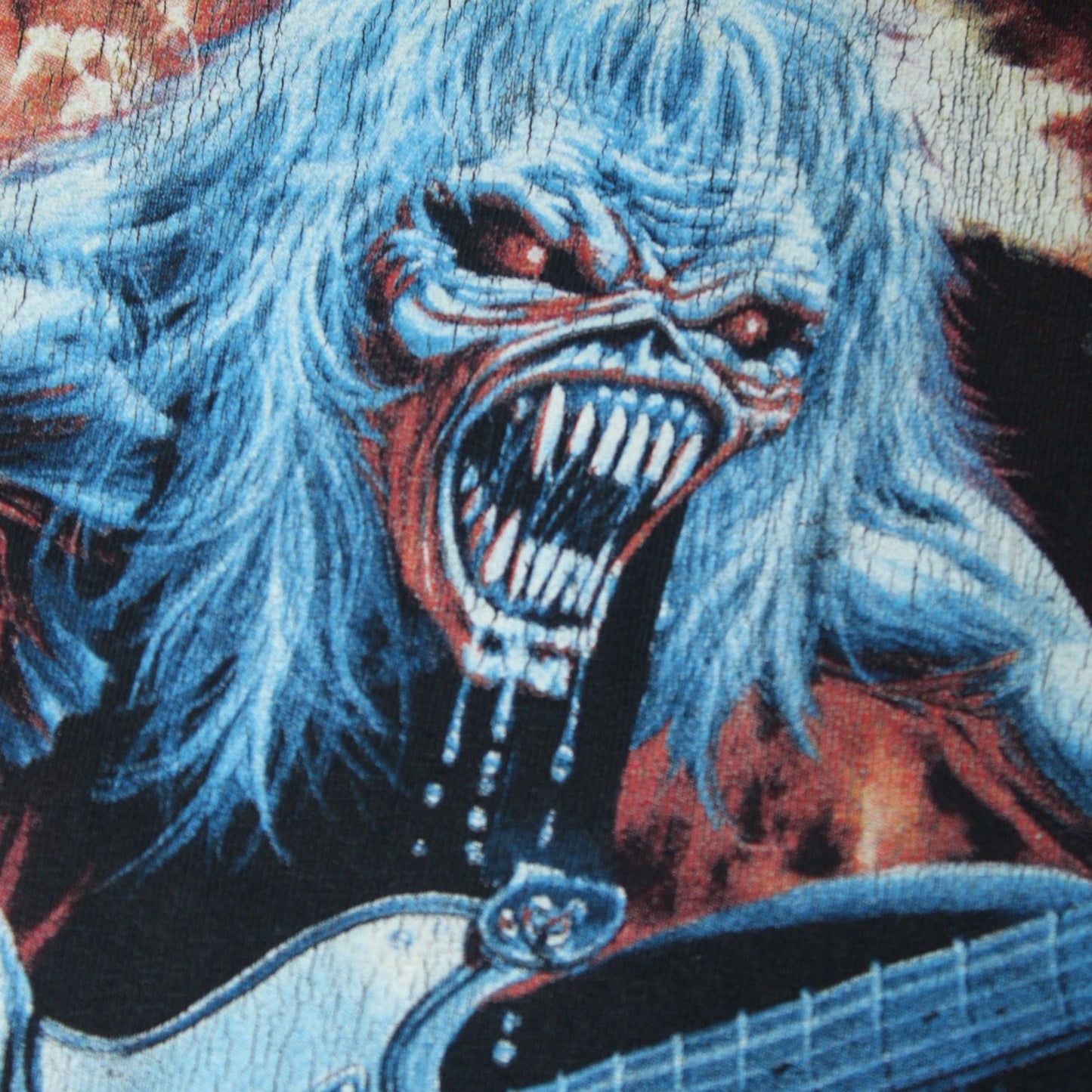 2010S IRON MAIDEN “EDDIE ON FIRE” TEE