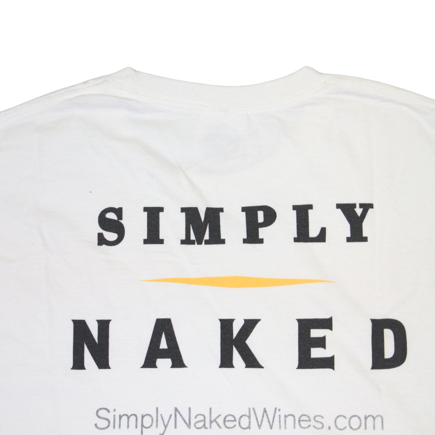 2000S SIMPLY NAKED WINES PROMO TEE