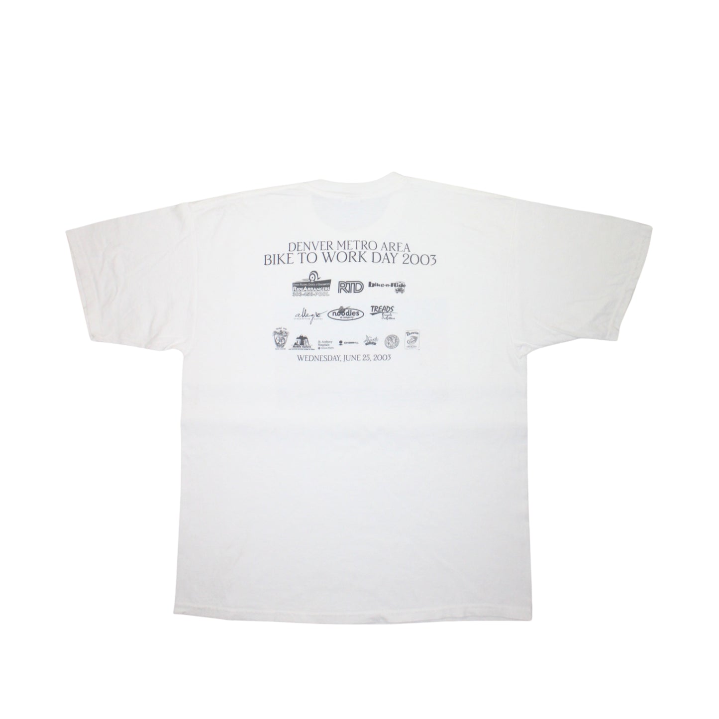 2003 DENVER METRO AREA BIKE TO WORK DAY TEE