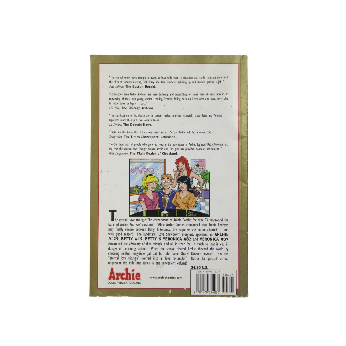 ARCHIE COMICS-THE LOVE SHOWDOWN COLLECTION (1998)