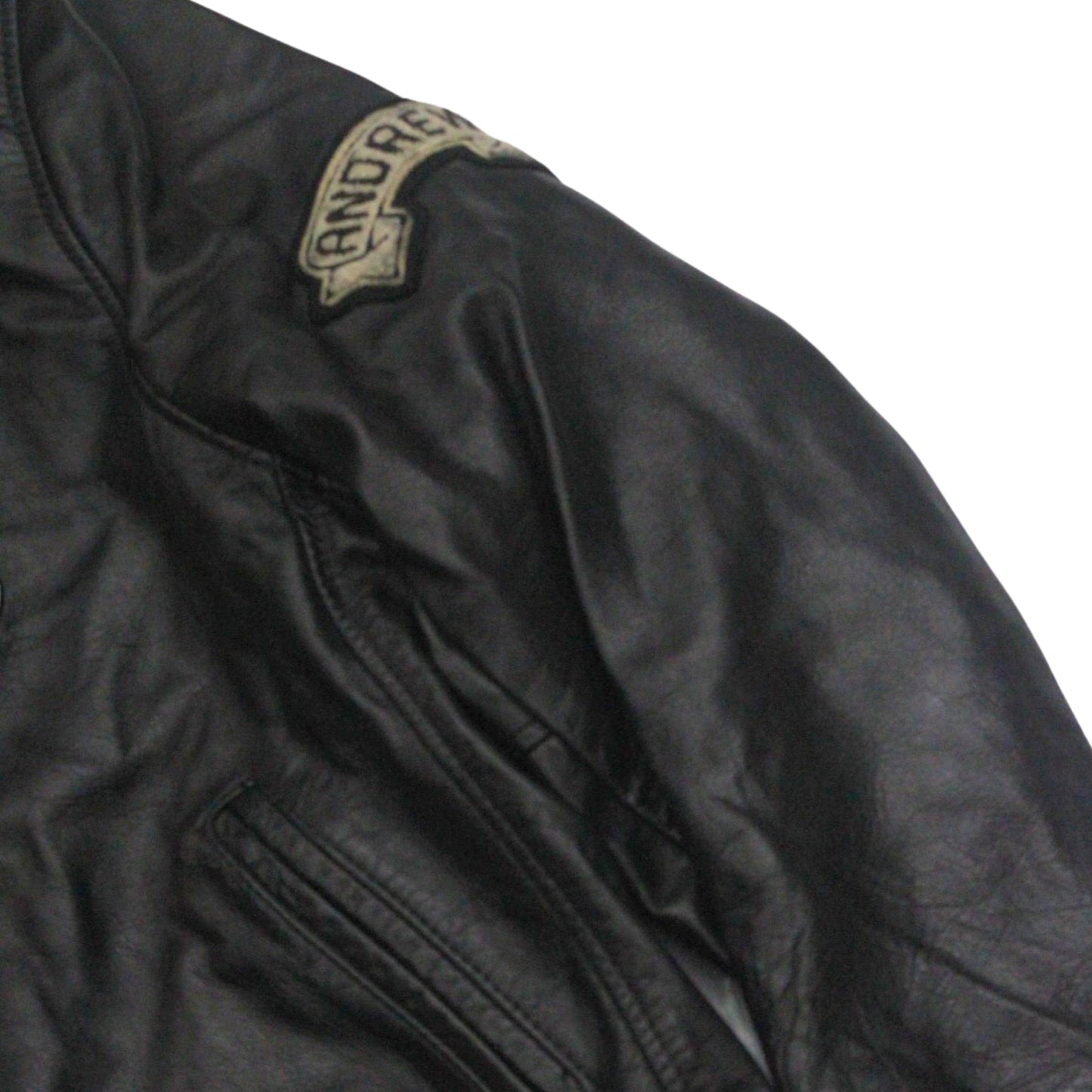 1990S LEATHER CREST JACKET