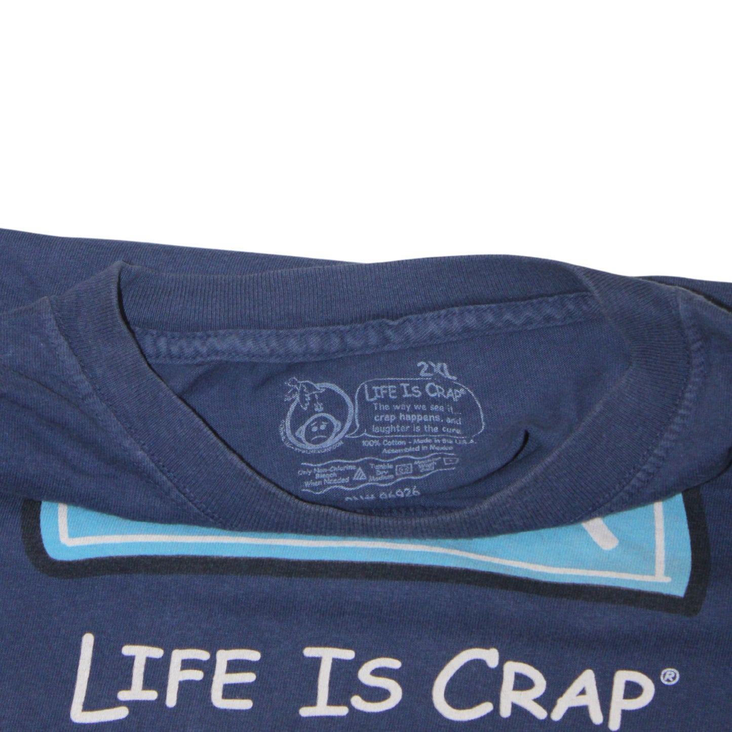 2010S LIFE IS CRAP “OUT OF BEER” TEE