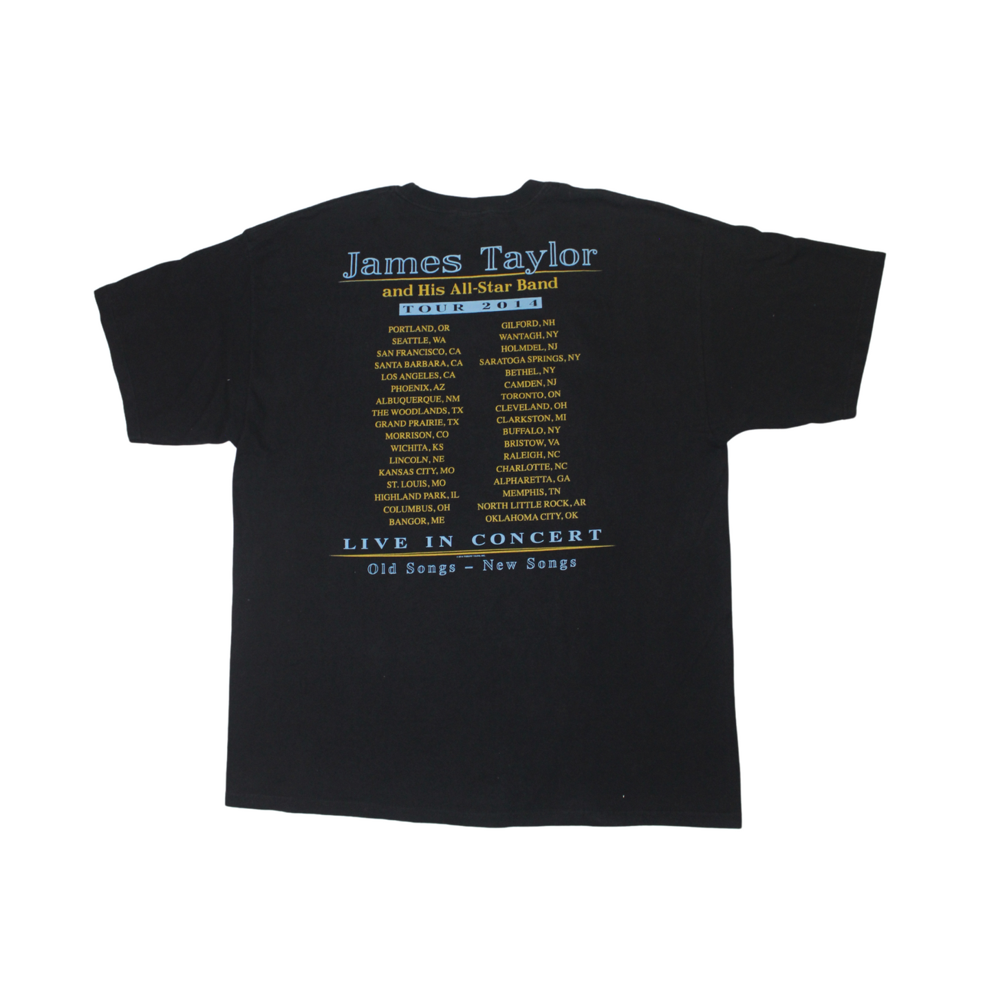 2014 JAMES TAYLOR TOUR TEE