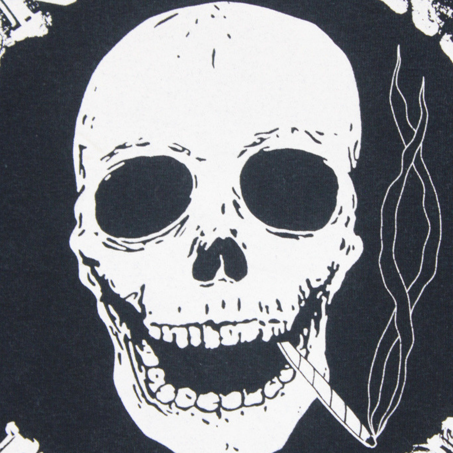 2000S "DON'T WORRY I'M JUST STONED" SKULL TEE