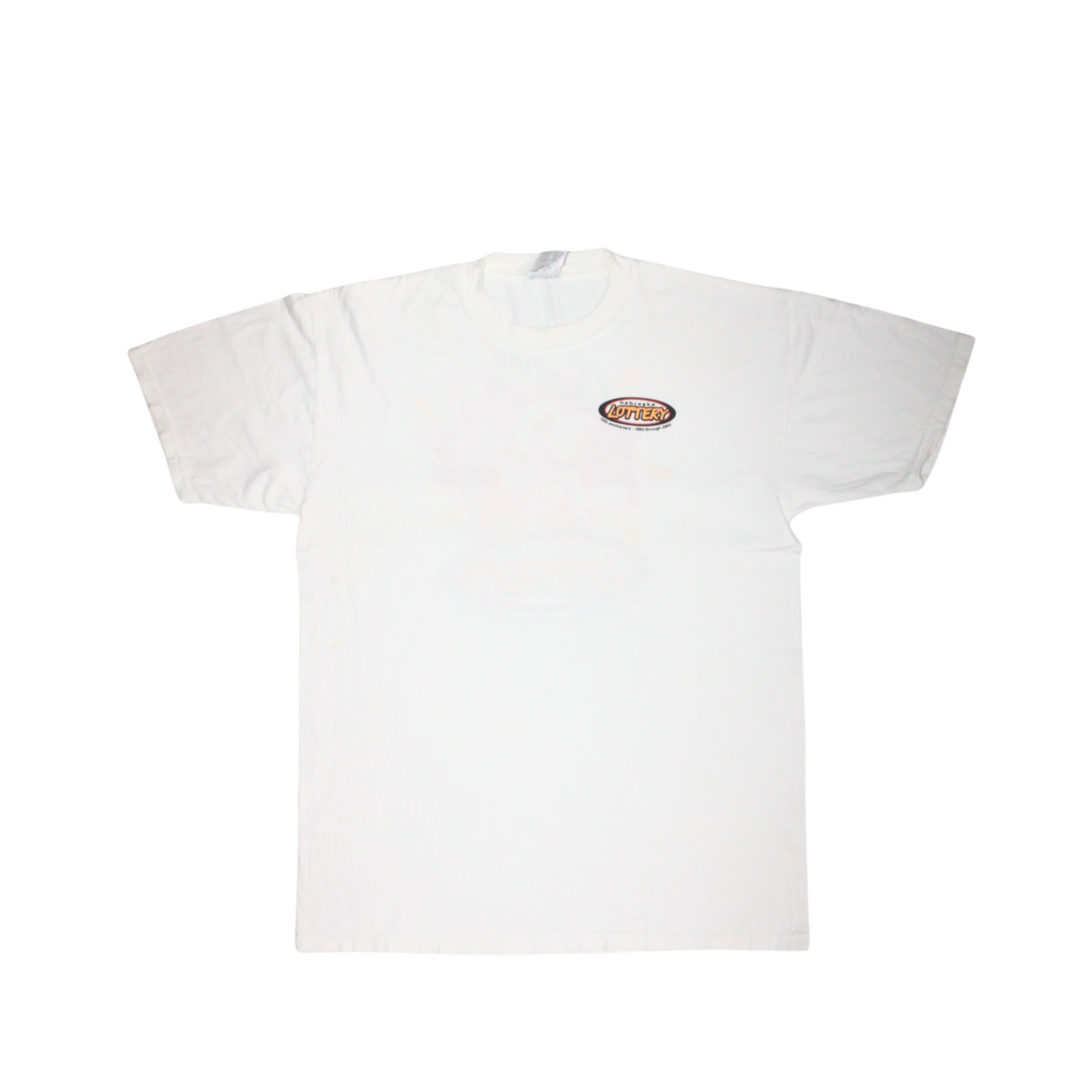 2003 NEBRASKA LOTTERY 10TH ANNIVERSARY TEE