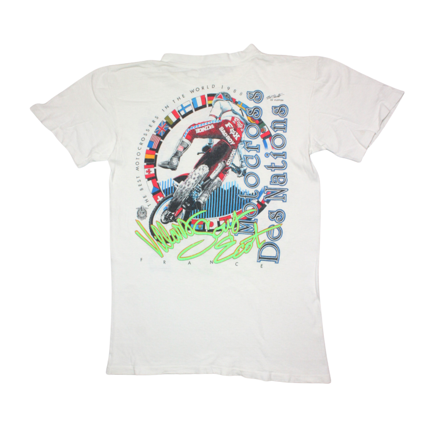 1988 MOTOCROSS DES NATIONS HONDA RACING TEE