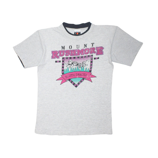 1992 SIGNAL "MOUNT RUSHMORE SOUTH DAKOTA" RINGER TEE