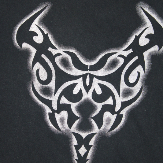 2000S Y2K TRIBAL DEMON GRAPHIC TEE