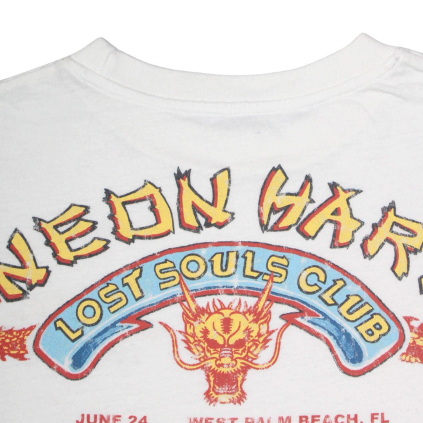 1992 NEON HART "LOST SOULS CLUB" TOUR TEE