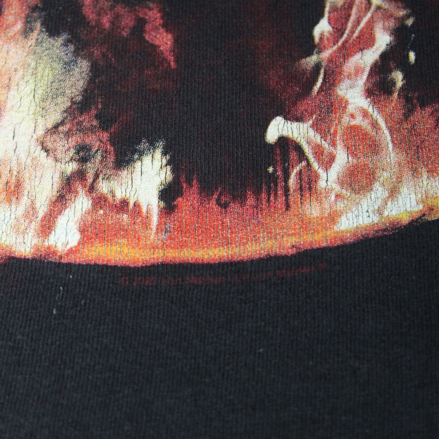 2010S IRON MAIDEN “EDDIE ON FIRE” TEE