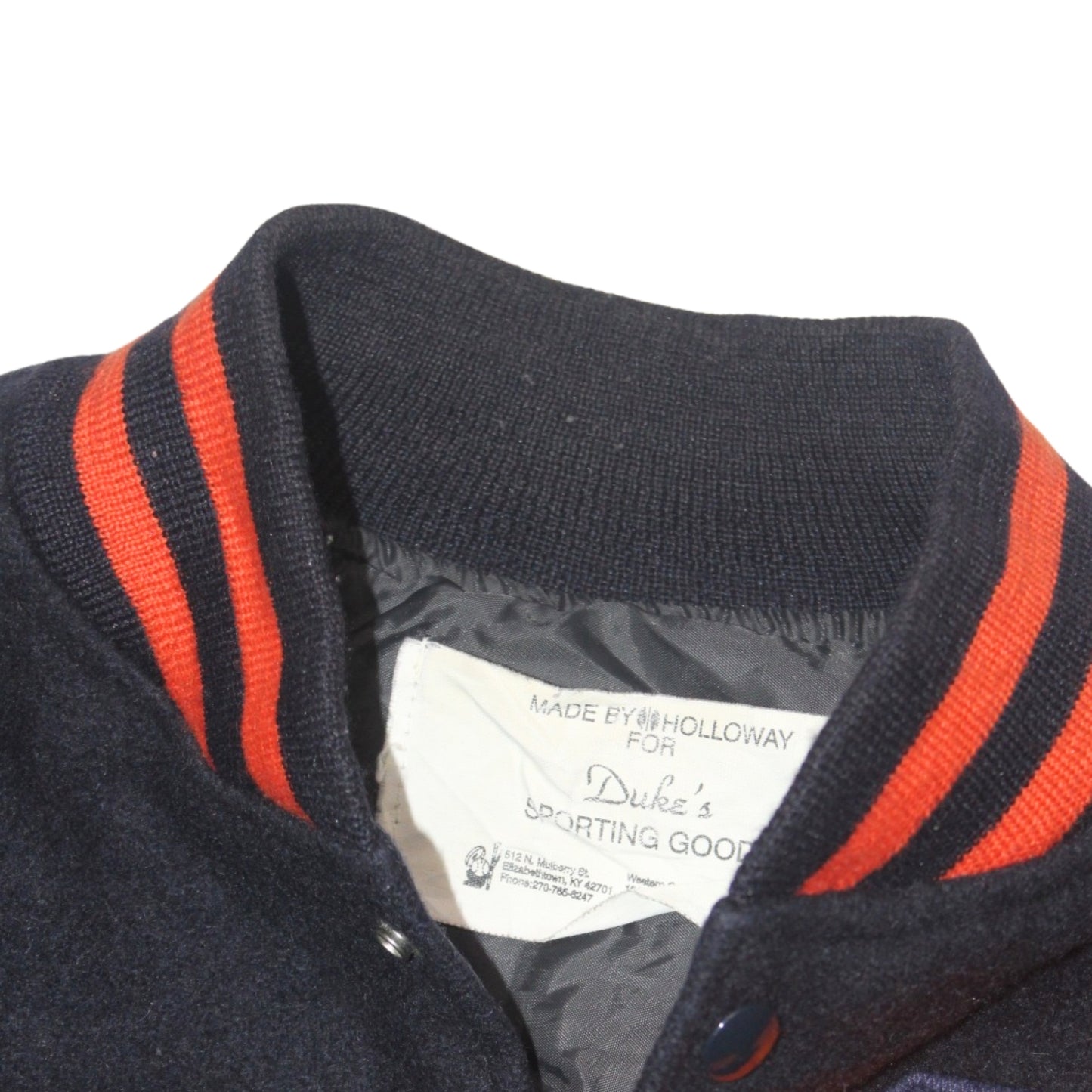 1990S GLASSCOCK “G” LETTERMAN VARSITY JACKET