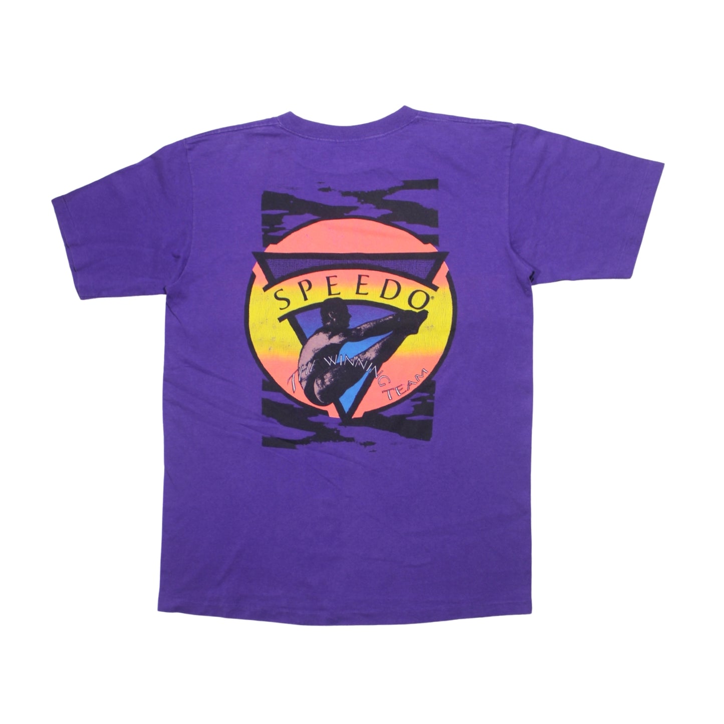 1990S SPEEDO “THE WINNING TEAM” DOUBLE-SIDED SWIM GRAPHIC TEE