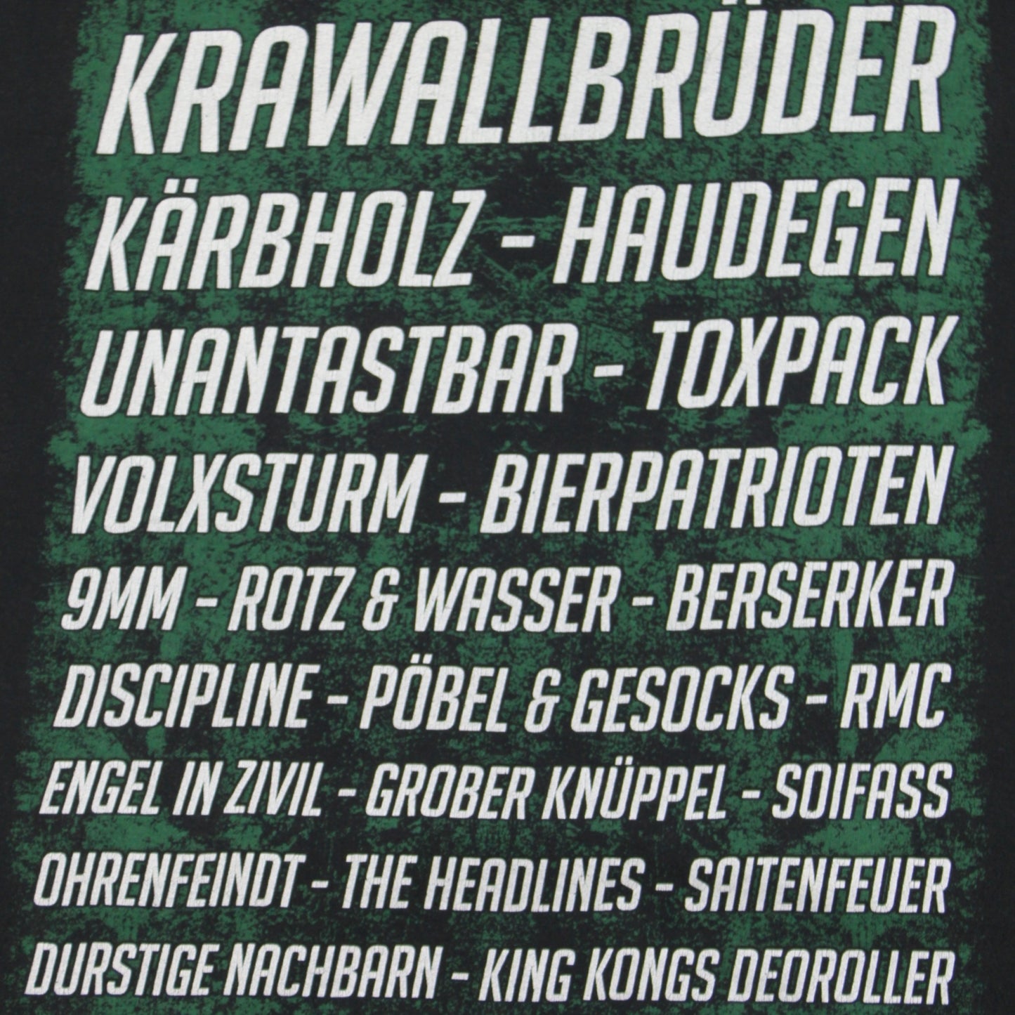 SPREEWALD ROCK FESTIVAL DRACHHAUSEN LINEUP TEE