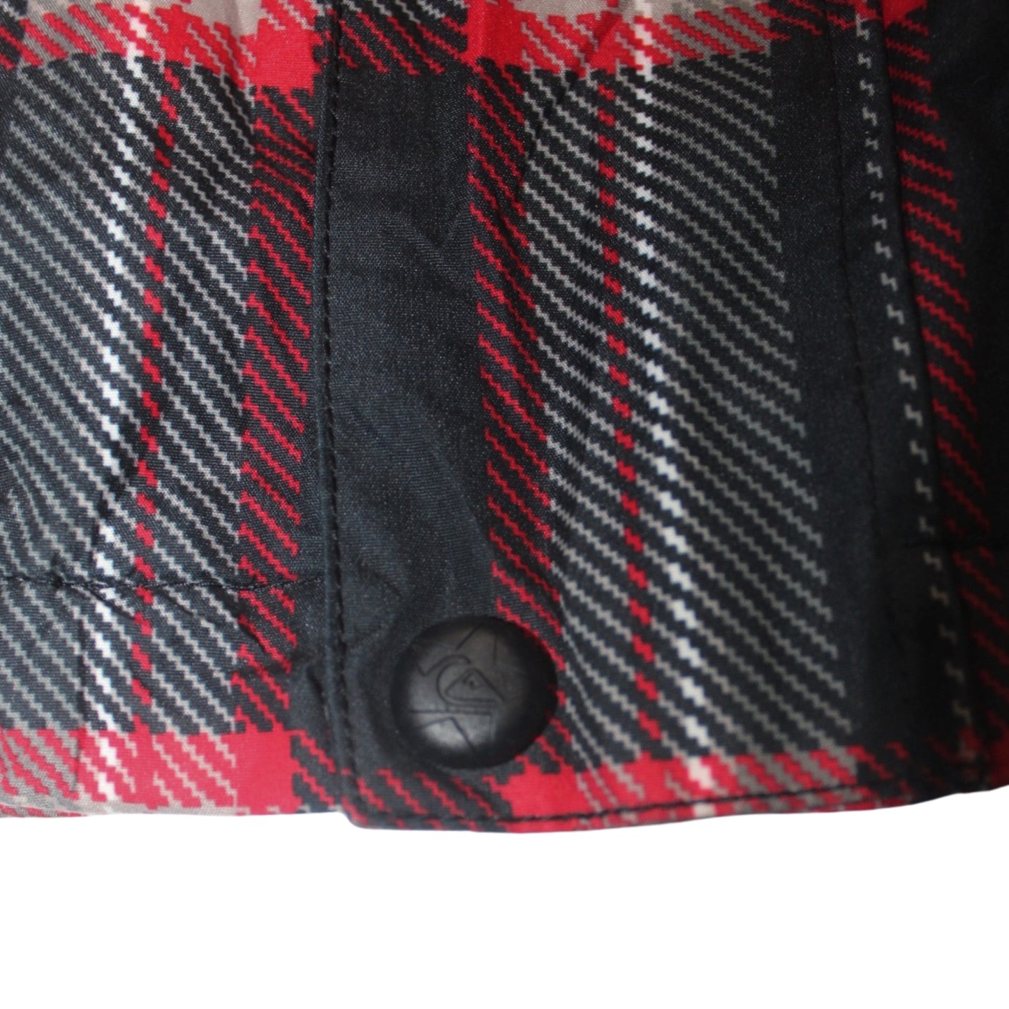 VINTAGE QUIKSILVER PLAID PADDED JACKET