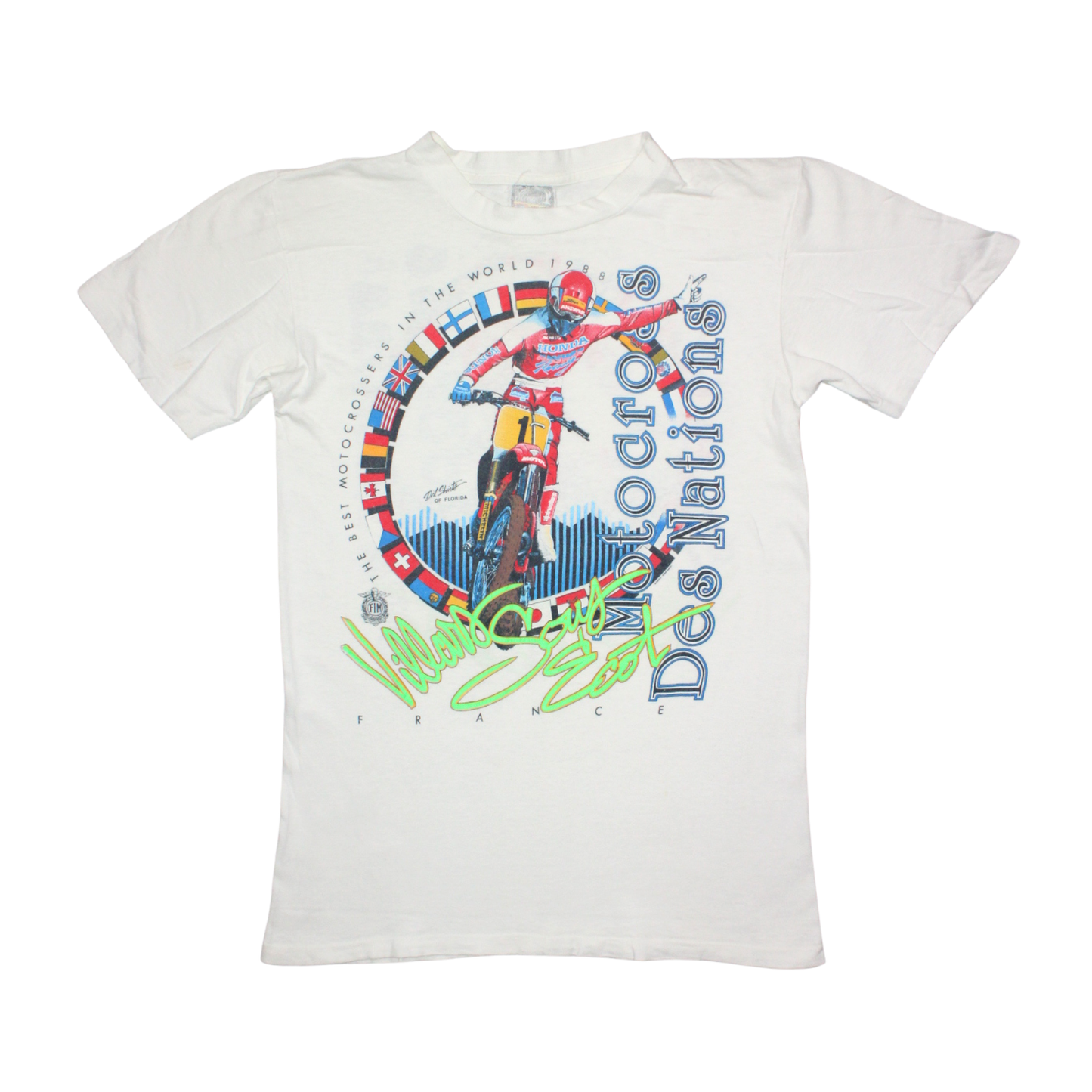 1988 MOTOCROSS DES NATIONS HONDA RACING TEE