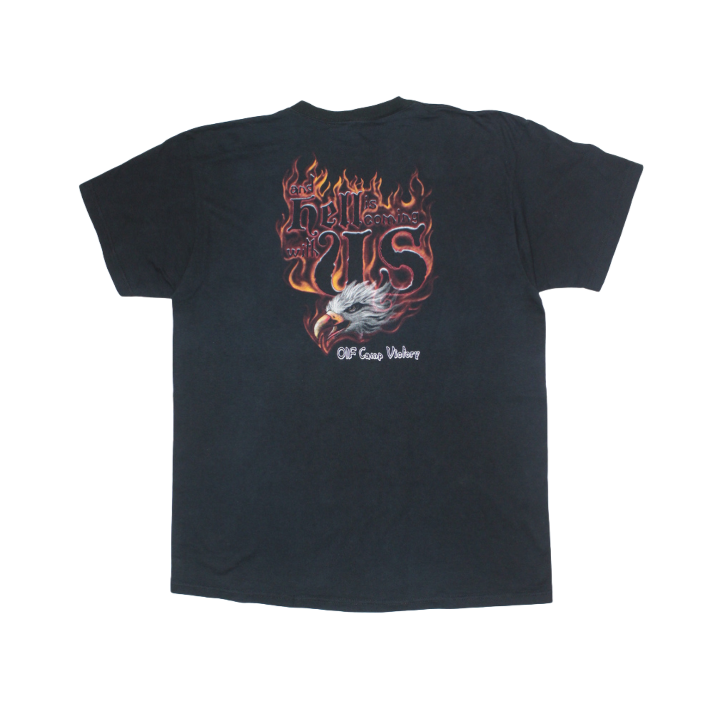 2000S OIF "OUR BITE IS DEADLY" CAMP VICTORY MILITARY TEE