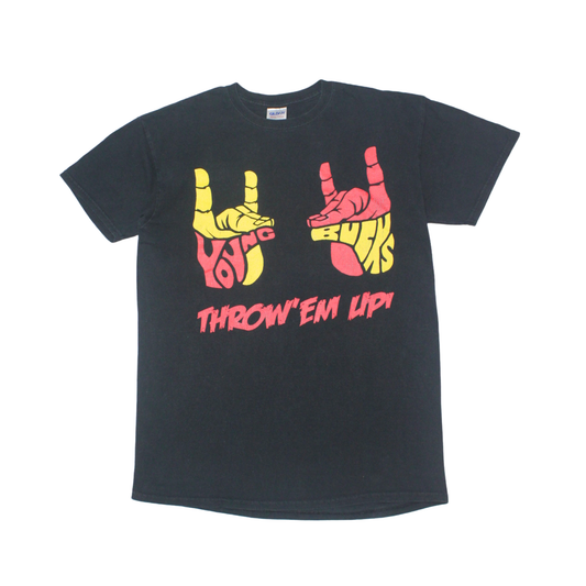 2010S YOUNG BUCKS "THROW ’EM UP!" WRESTLING TEE