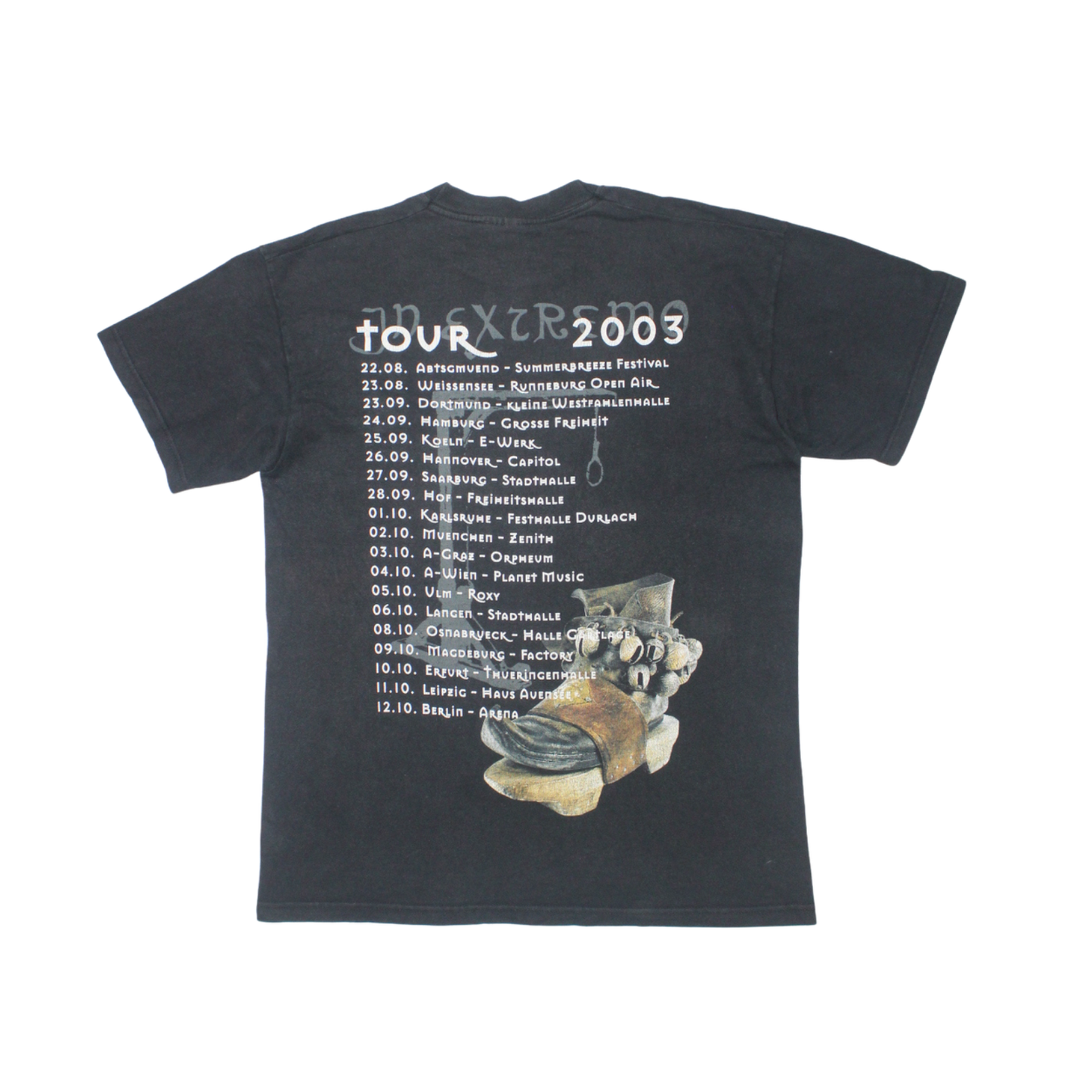 2003 IN EXTREMO "TOUR 2003" BAND TEE