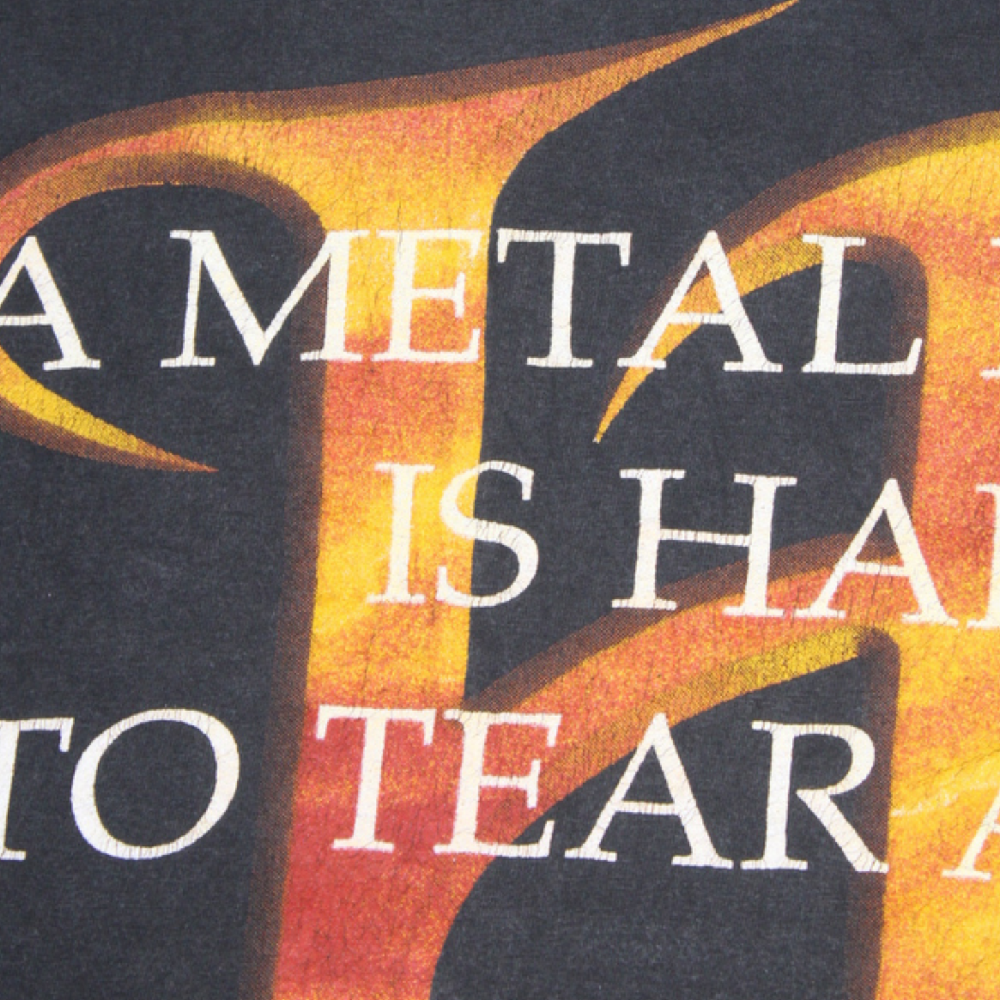 2000S HAMMERFALL "THRESHOLD" METAL BAND TEE