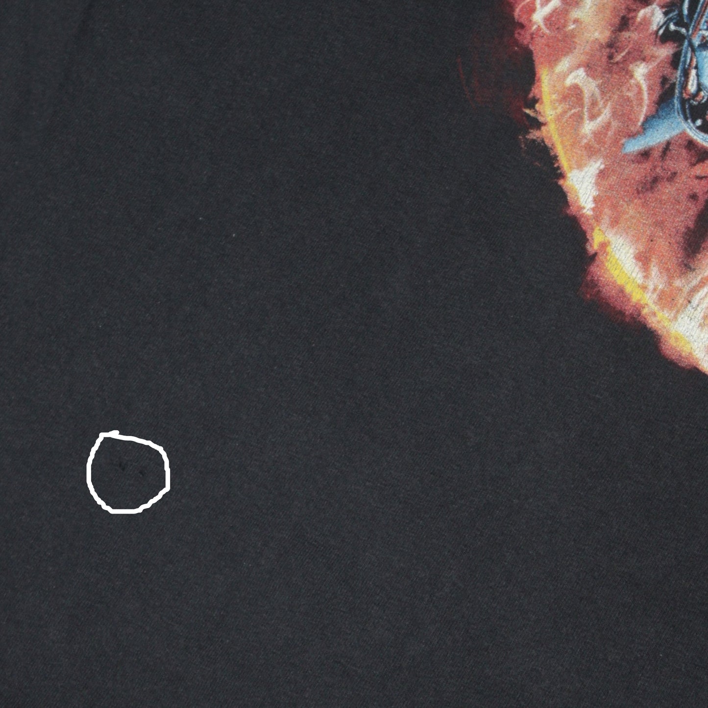 2010S IRON MAIDEN “EDDIE ON FIRE” TEE