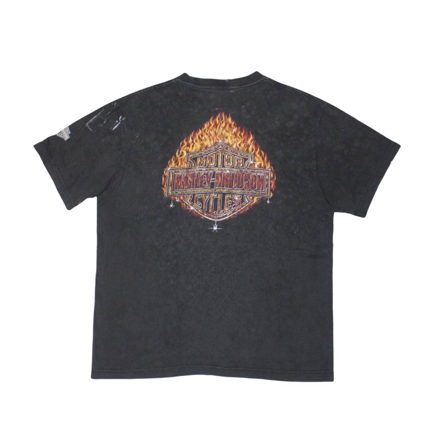 2010S HARLEY-DAVIDSON “FLAMES & EAGLE” TEE