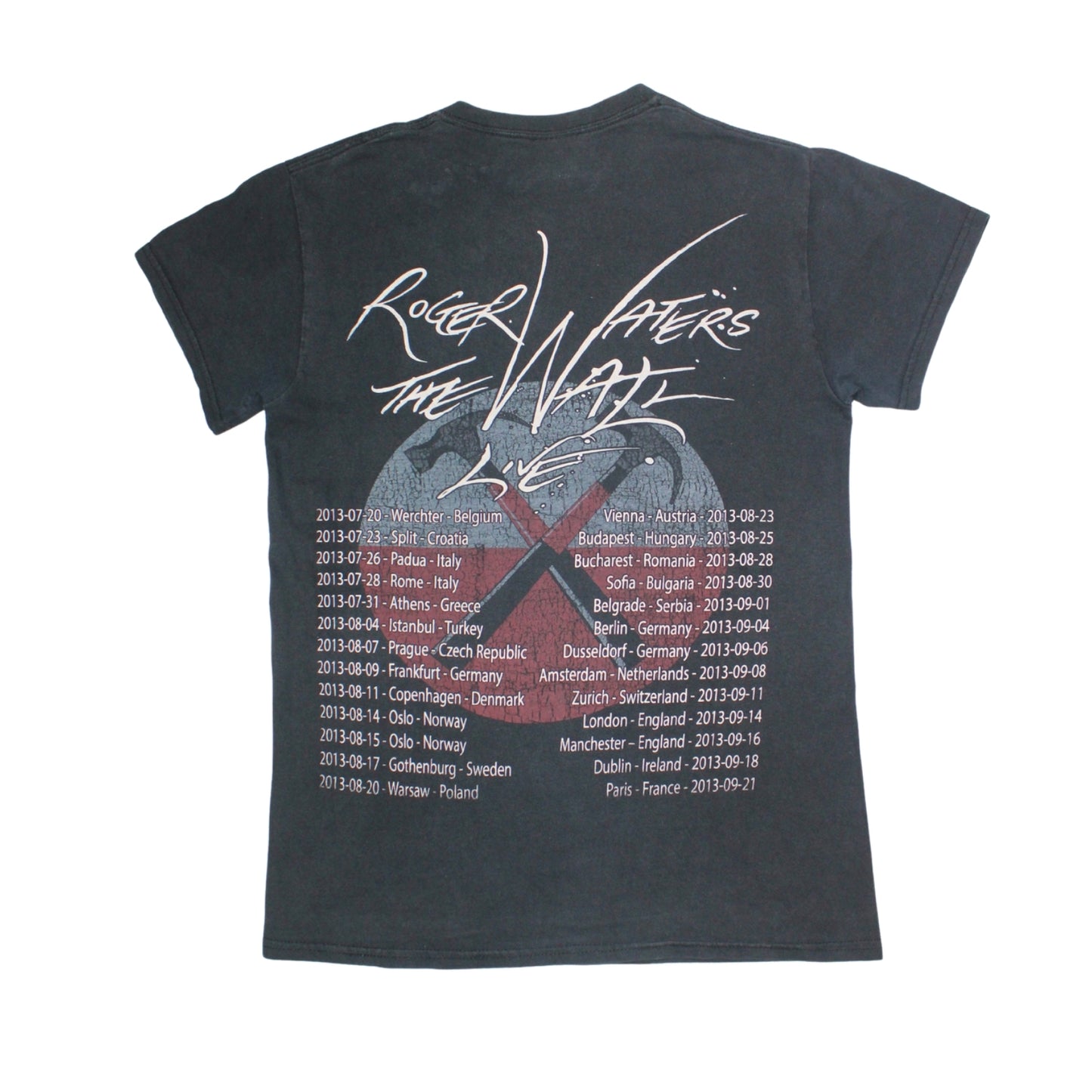 2013 ROGER WATERS THE WALL LIVE EUROPE TOUR TEE