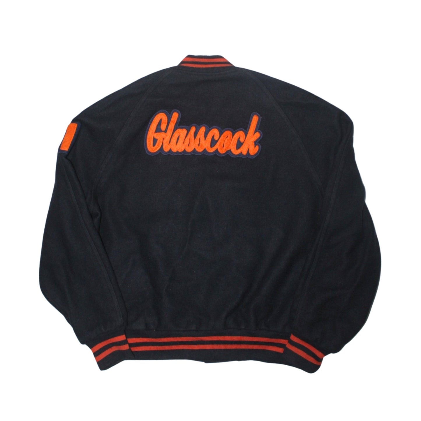 1990S GLASSCOCK “G” LETTERMAN VARSITY JACKET