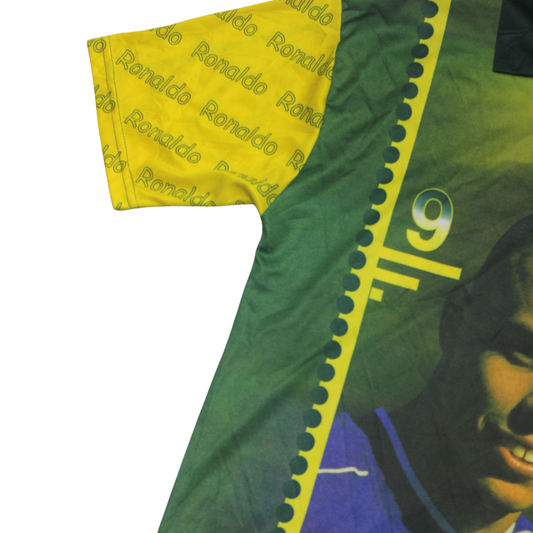 90S RONALDO BRASIL "R9" BOOTLEG FOOTBALL JERSEY