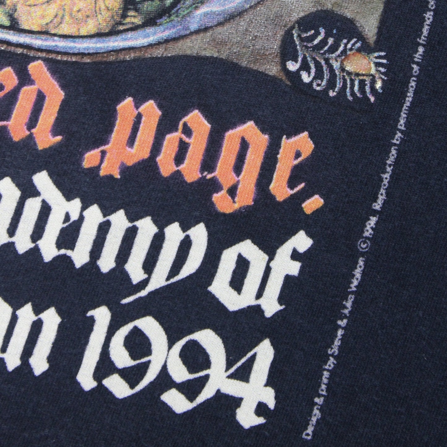 1994 THE PAINTED PAGE ROYAL ACADEMY OF ARTS LONDON TEE