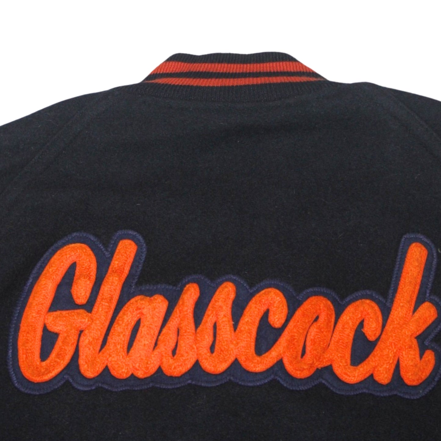 1990S GLASSCOCK “G” LETTERMAN VARSITY JACKET