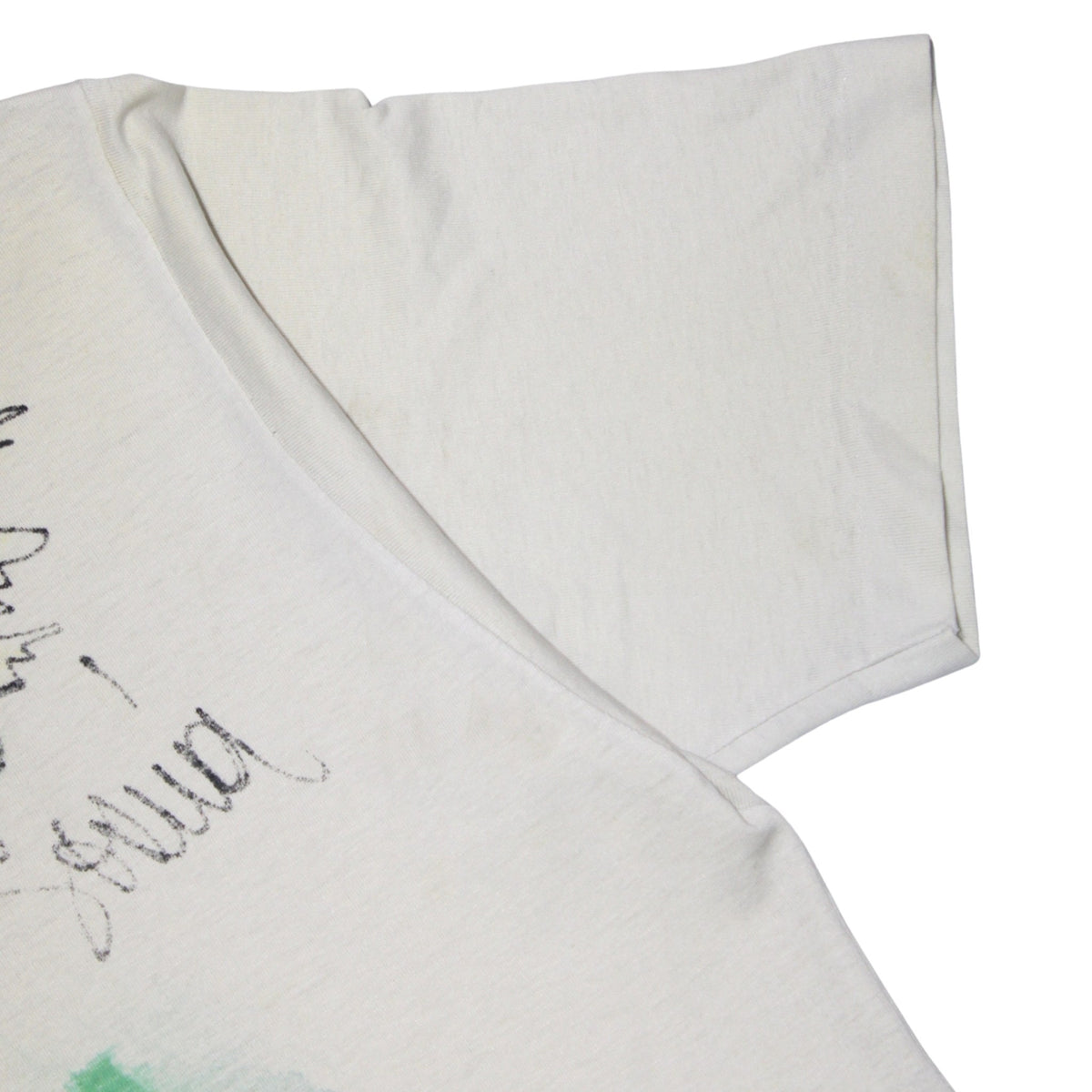 1990S HAND PAINTED "ABSTRACT GRAFFITI" ART TEE
