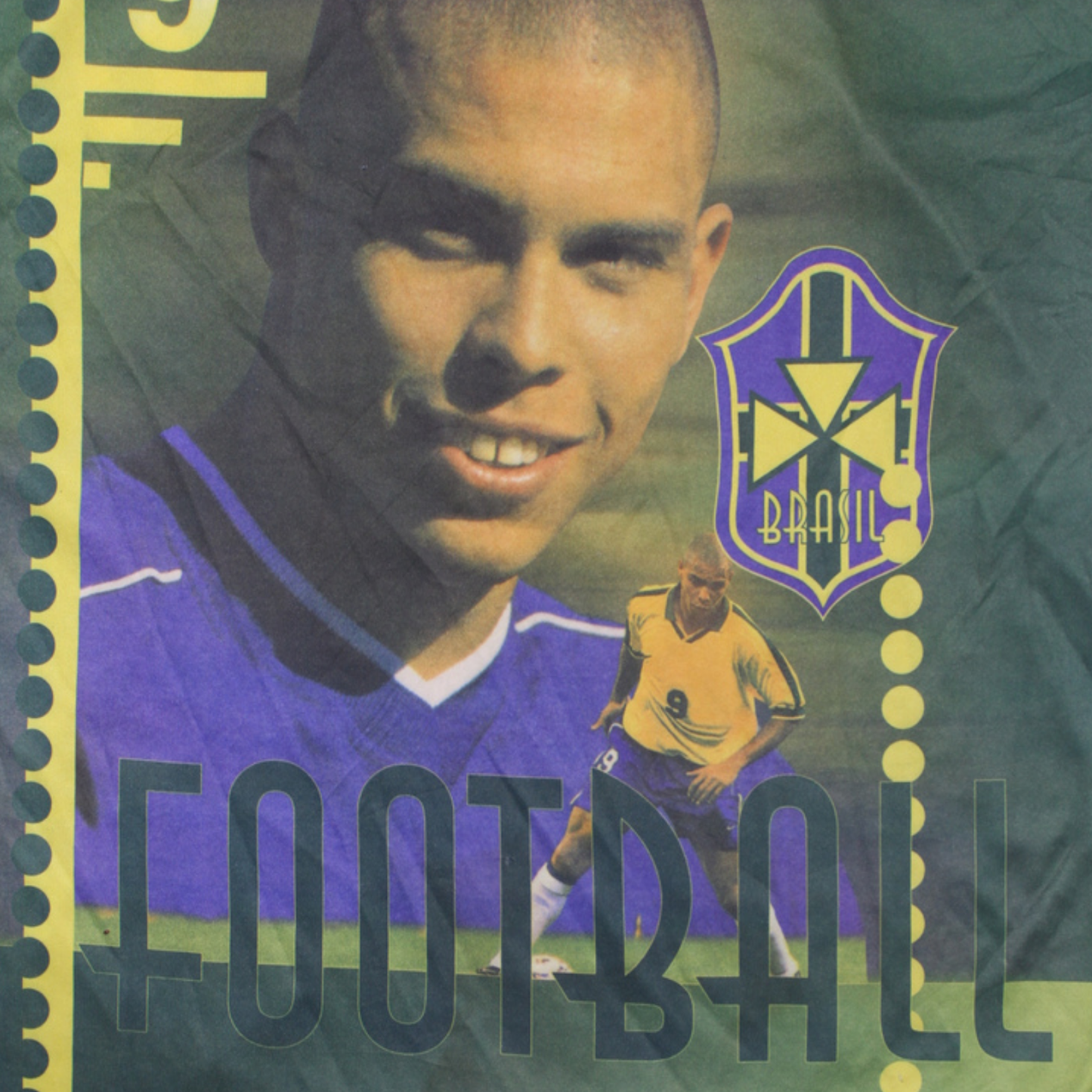 90S RONALDO BRASIL "R9" BOOTLEG FOOTBALL JERSEY