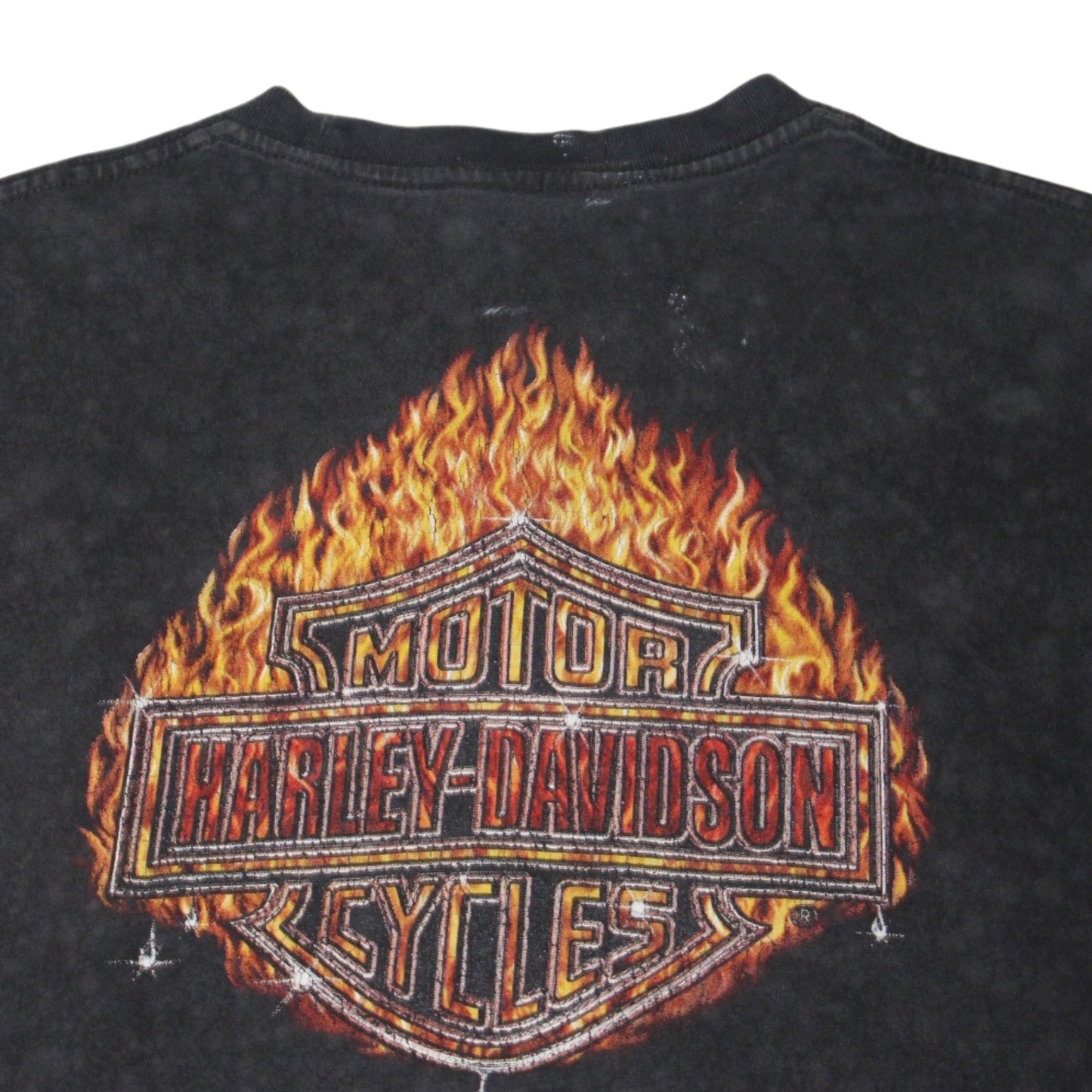 2010S HARLEY-DAVIDSON “FLAMES & EAGLE” TEE