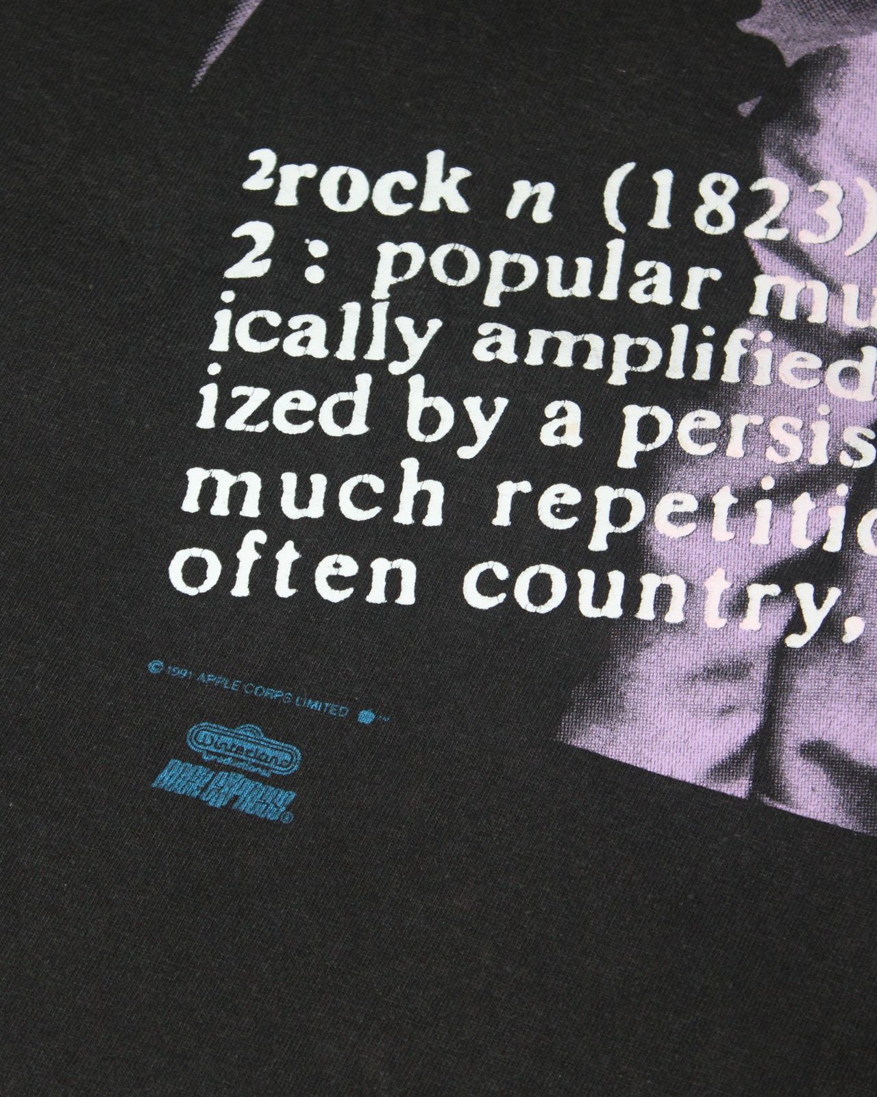 1991 THE BEATLES “ROCK DEFINITION” TEE