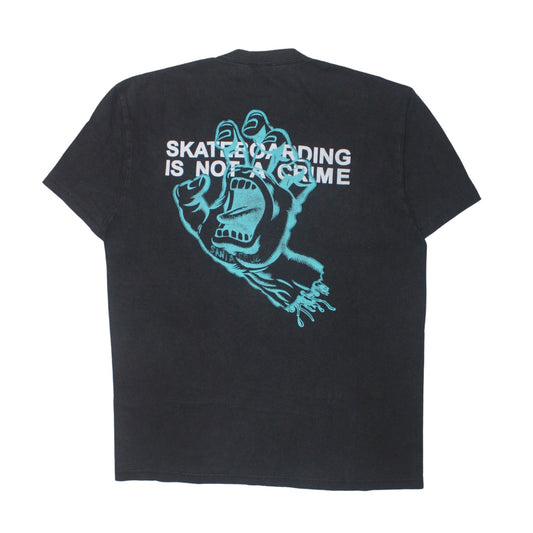 2000S SANTA CRUZ "SKATEBOARDING IS NOT A CRIME" TEE