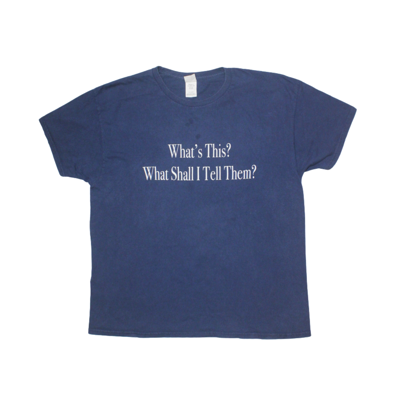 2010S "WHAT SHALL I TELL THEM / JESUS LOVES US" TEE