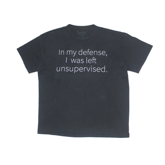 2010S SPENCER’S "LEFT UNSUPERVISED" NOVELTY TEE