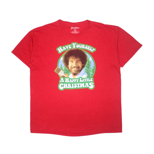 BOB ROSS "HAVE YOURSELF A HAPPY LITTLE CHRISTMAS" TEE