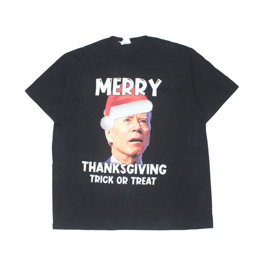 "MERRY THANKSGIVING" SANTA TEE