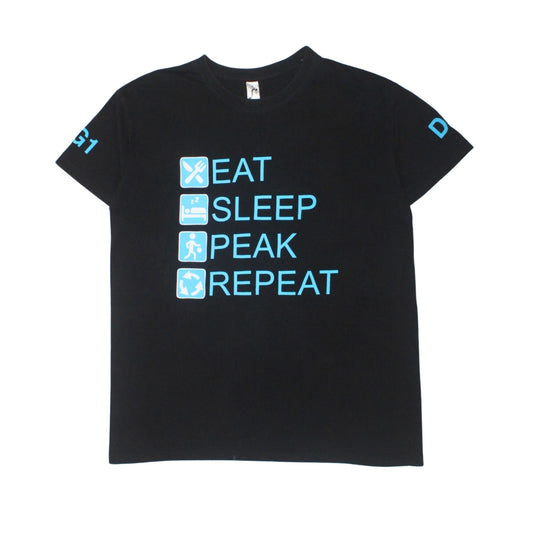 "EAT SLEEP PEAK REPEAT" TEE