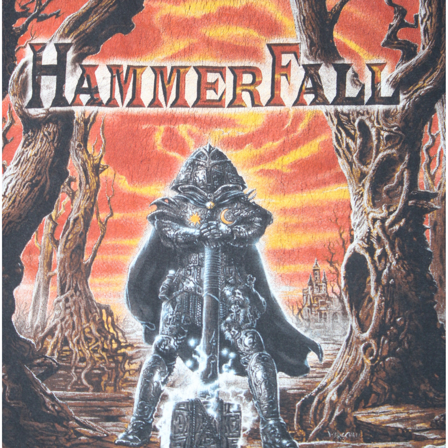 2000S HAMMERFALL "THRESHOLD" METAL BAND TEE