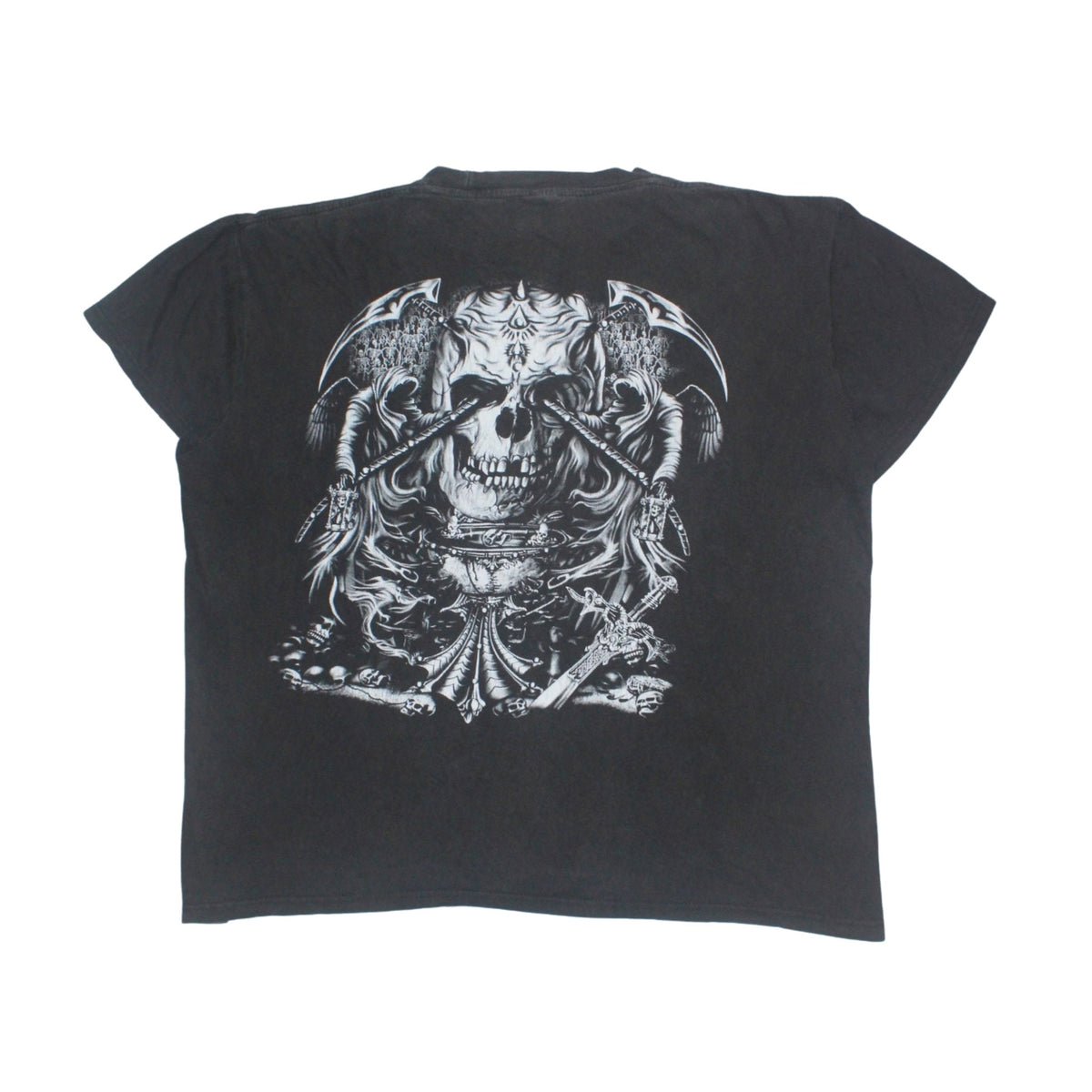 2010S "GRIM REAPER SKULL" DOUBLE SIDED TEE