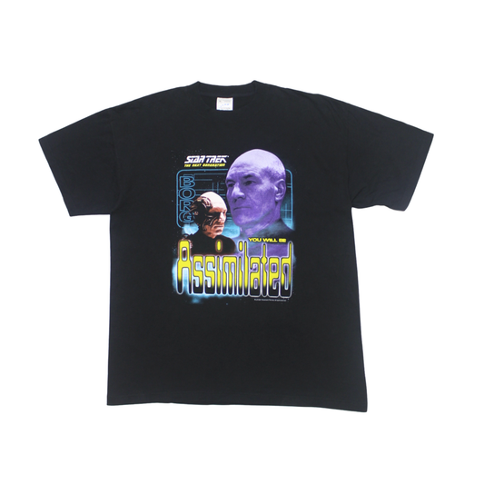 2001 STAR TREK "YOU WILL BE ASSIMILATED" BORG TEE