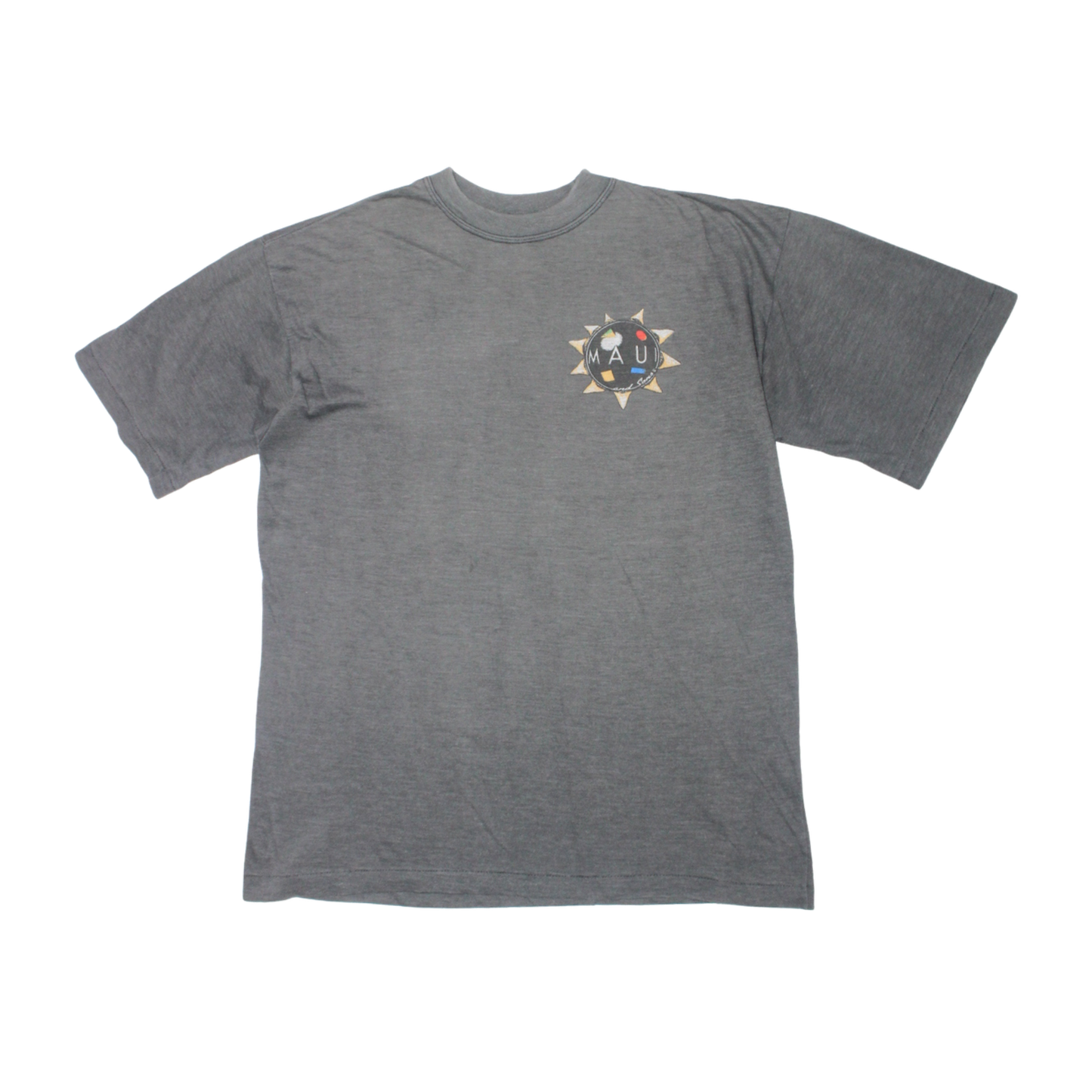 1995 MAUI AND SONS "HAWAIIAN WARRIOR" SURF TEE
